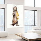 Otter by Laura Graves on GIANT ART - yellow digital painting