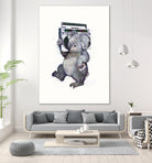 Koala by Laura Graves on GIANT ART - gray digital painting