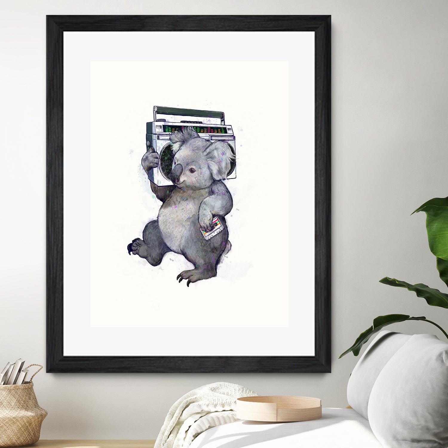 Koala by Laura Graves on GIANT ART - gray digital painting