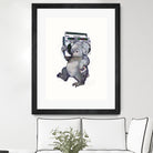 Koala by Laura Graves on GIANT ART - gray digital painting