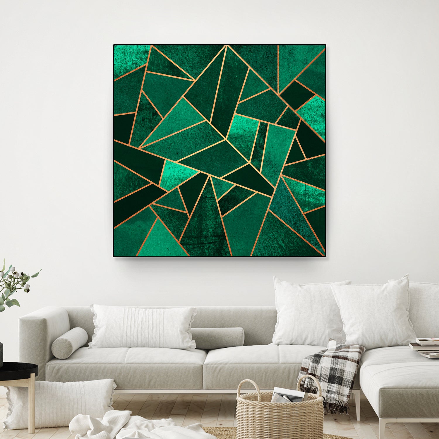 Emerald And Copper by Elisabeth Fredriksson on GIANT ART - green digital painting