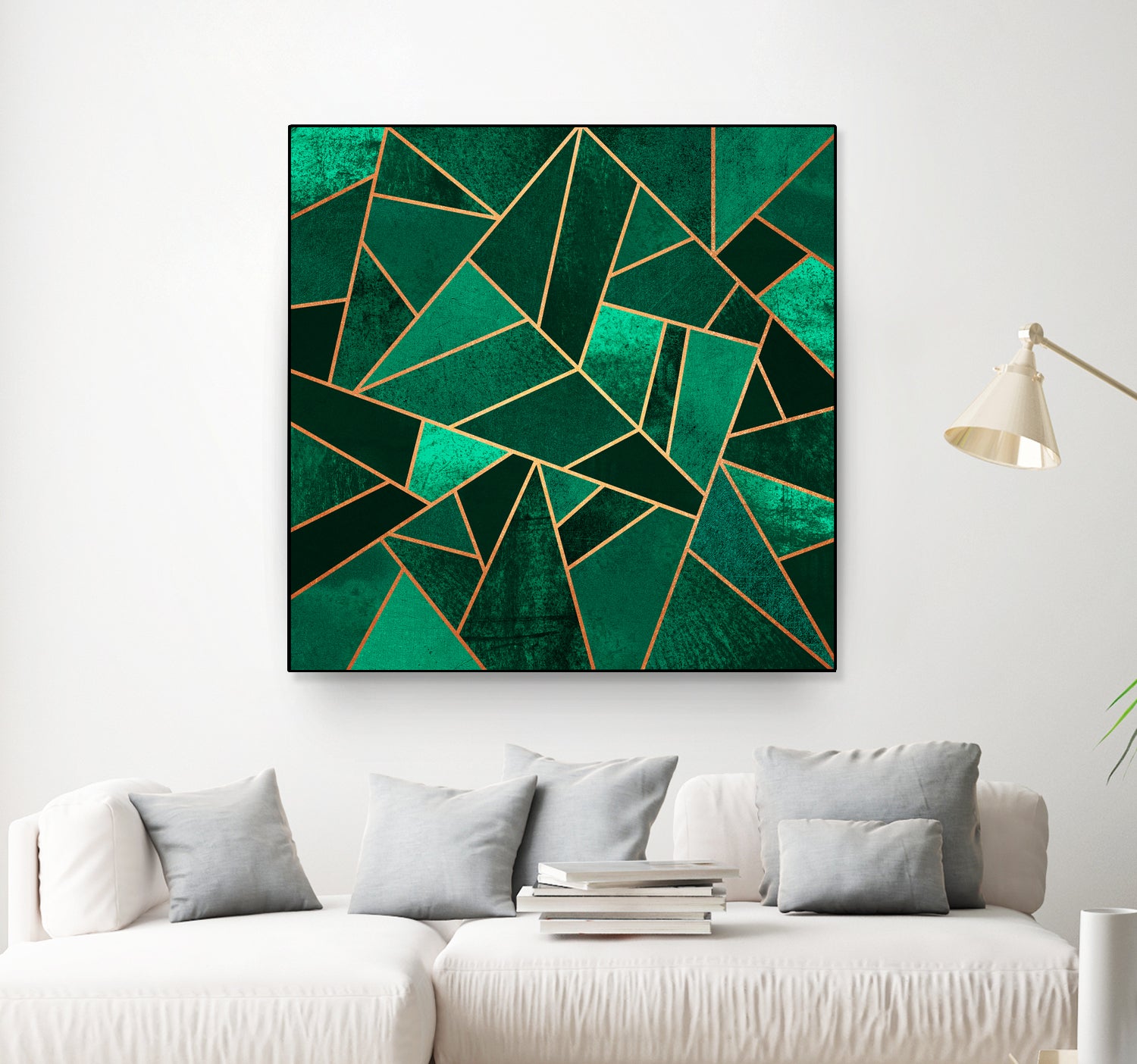 Emerald And Copper by Elisabeth Fredriksson on GIANT ART - green digital painting