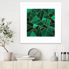 Emerald And Copper by Elisabeth Fredriksson on GIANT ART - green digital painting