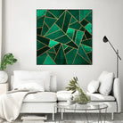 Emerald And Copper by Elisabeth Fredriksson on GIANT ART - green digital painting