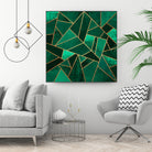 Emerald And Copper by Elisabeth Fredriksson on GIANT ART - green digital painting