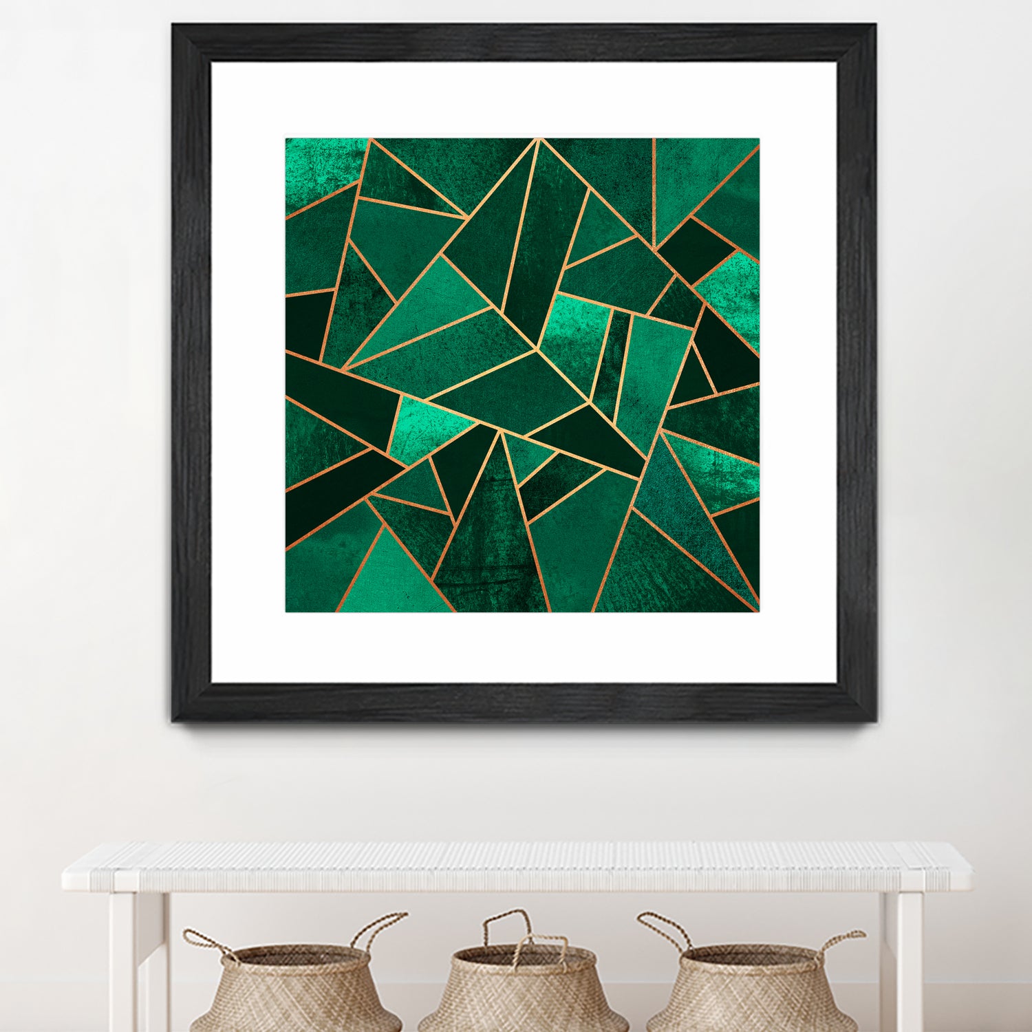 Emerald And Copper by Elisabeth Fredriksson on GIANT ART - green digital painting