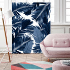 Jungle Leaves Finesse #3 #tropical #decor #art by Anita & Bella Jantz on GIANT ART - blue photo illustration