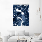 Jungle Leaves Finesse #3 #tropical #decor #art by Anita & Bella Jantz on GIANT ART - blue photo illustration