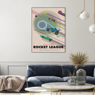 Rocket League by Ilham Akbar on GIANT ART - yellow digital painting