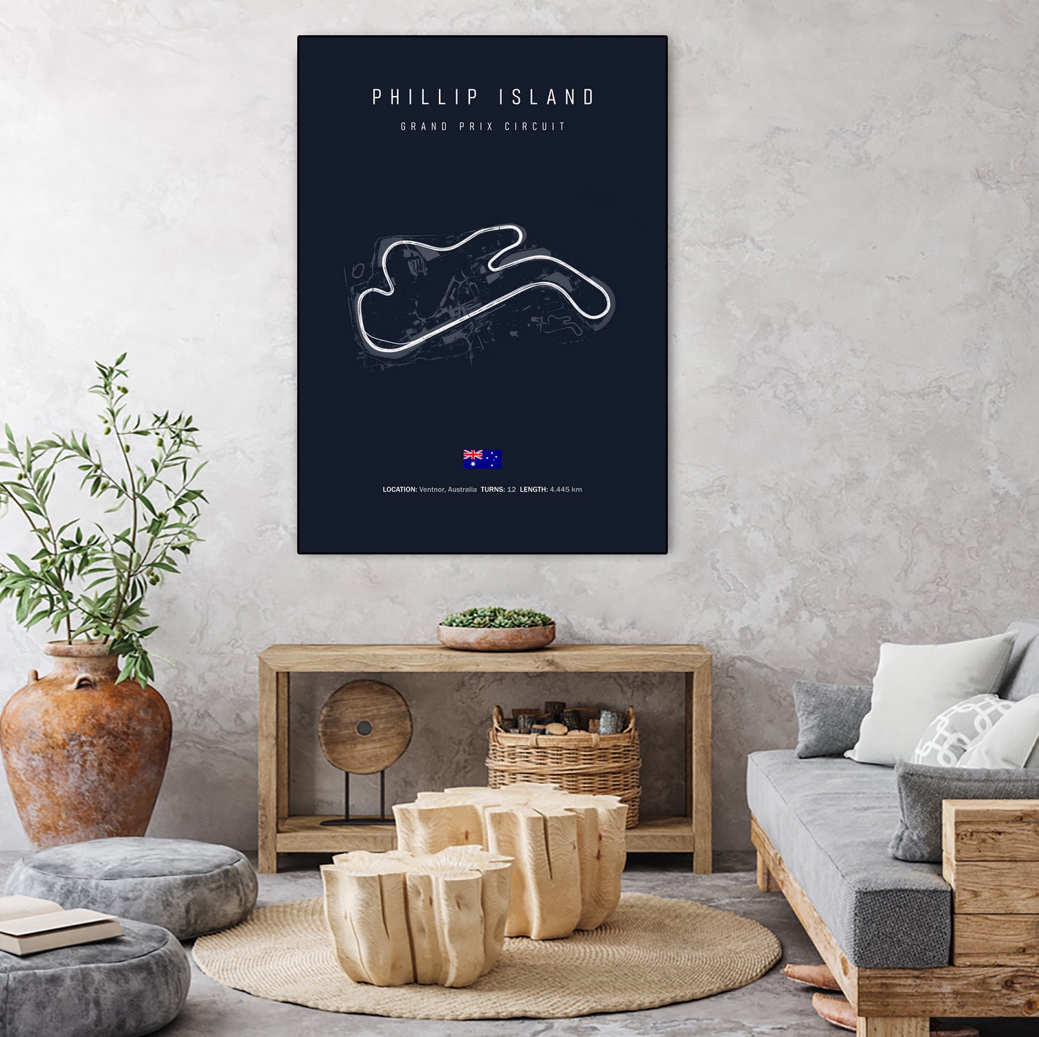 Phillip Island Circuit by Ilham Akbar on GIANT ART - black digital painting