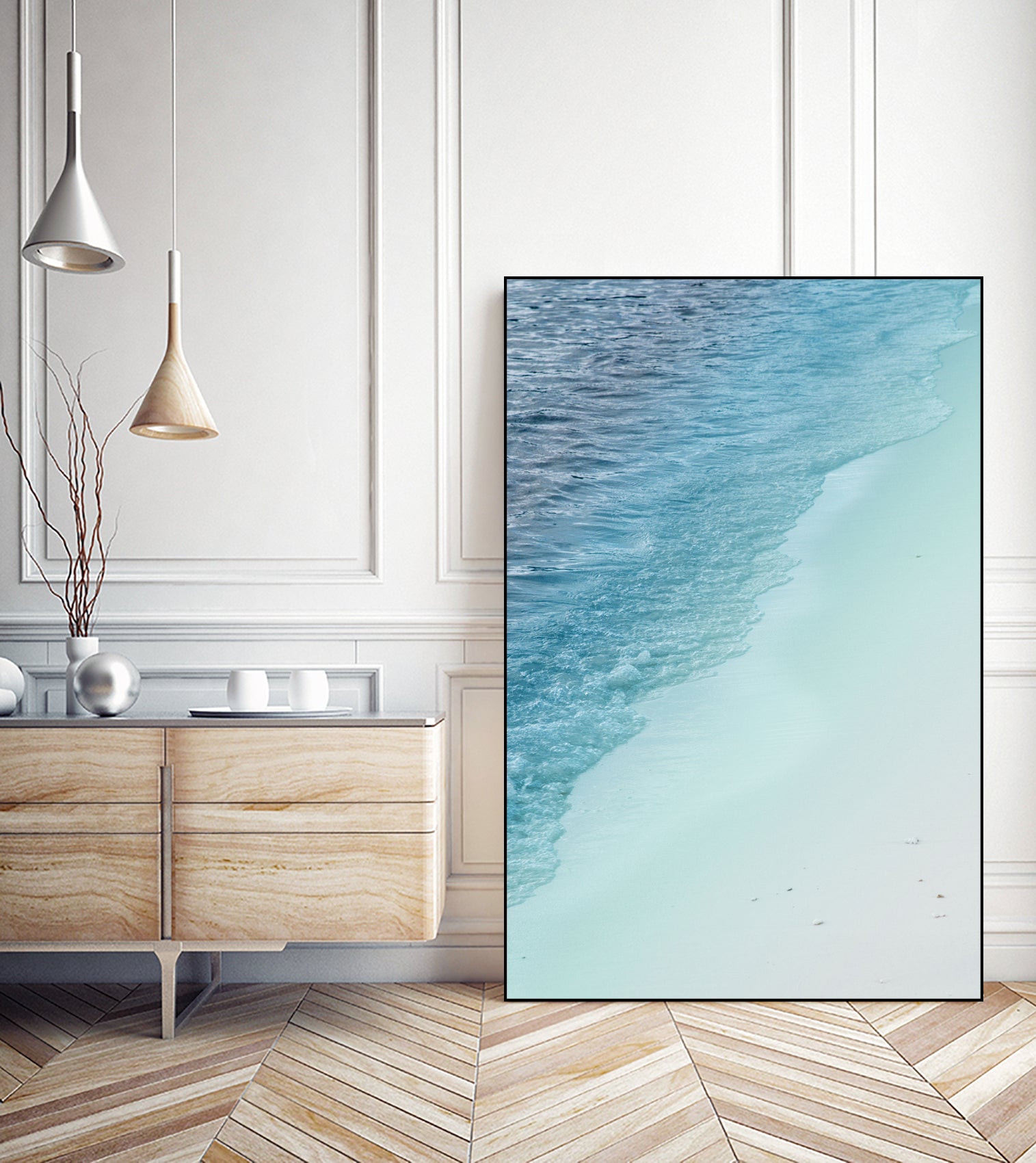 Pastel Ocean Beauty #2 #wall #decor #art by Anita & Bella Jantz on GIANT ART - blue photo manipulation