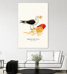 French Fry Gull by Jonas Loose on GIANT ART - yellow digital drawing