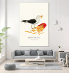 French Fry Gull by Jonas Loose on GIANT ART - yellow digital drawing