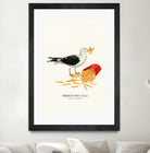 French Fry Gull by Jonas Loose on GIANT ART - yellow digital drawing