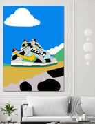 Cow sneakers by Yanuar Ahmat on GIANT ART - white digital drawing