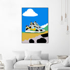 Cow sneakers by Yanuar Ahmat on GIANT ART - white digital drawing