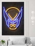 Wolverine by Octavian Mihai Mielu on GIANT ART - blue 3d art