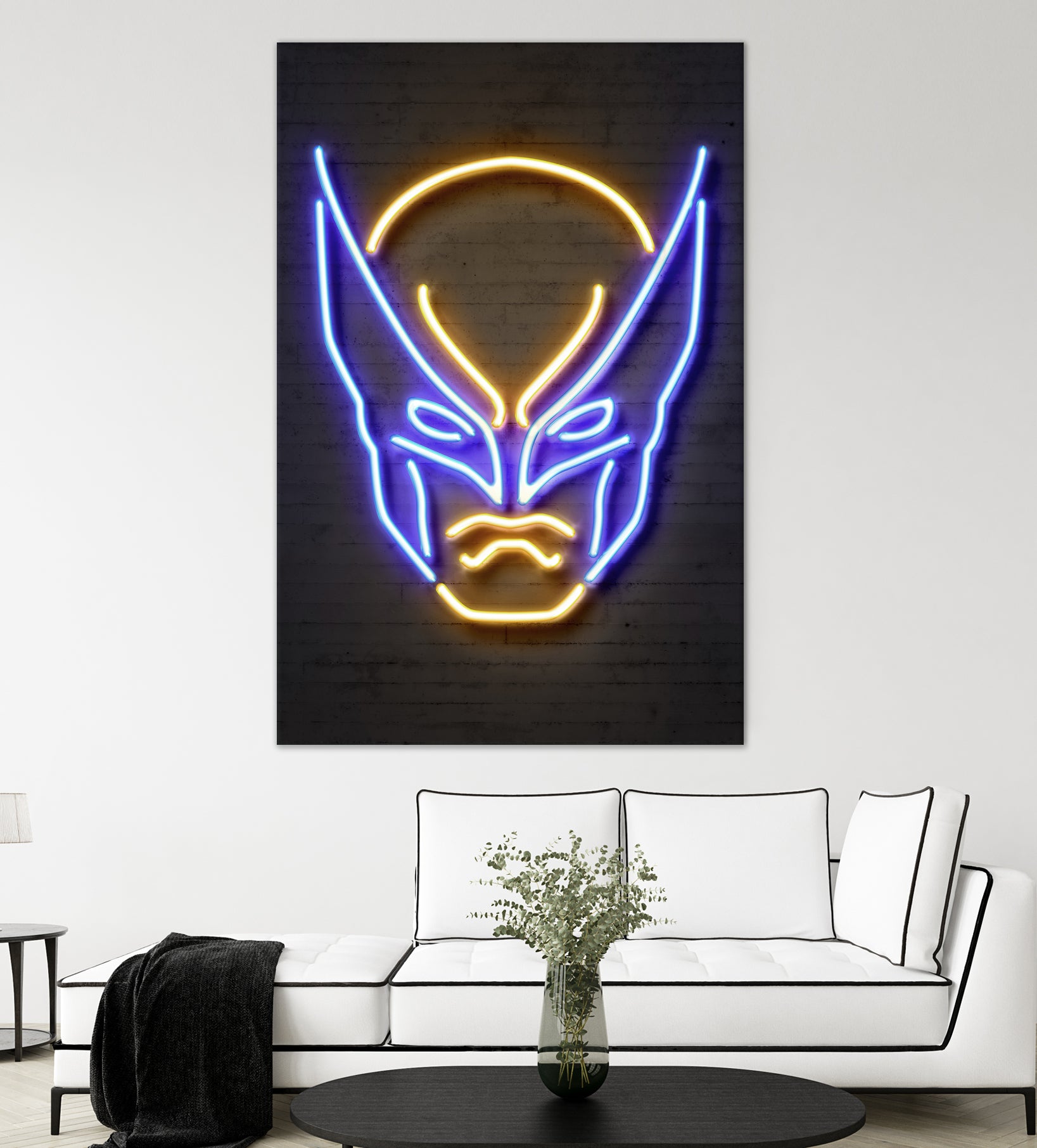 Wolverine by Octavian Mihai Mielu on GIANT ART - blue 3d art