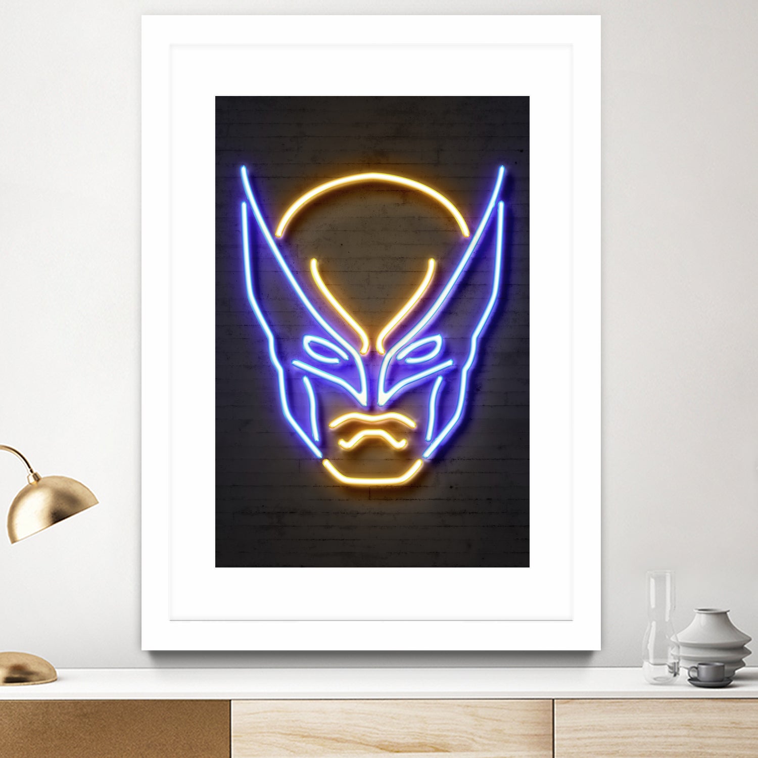 Wolverine by Octavian Mihai Mielu on GIANT ART - blue 3d art