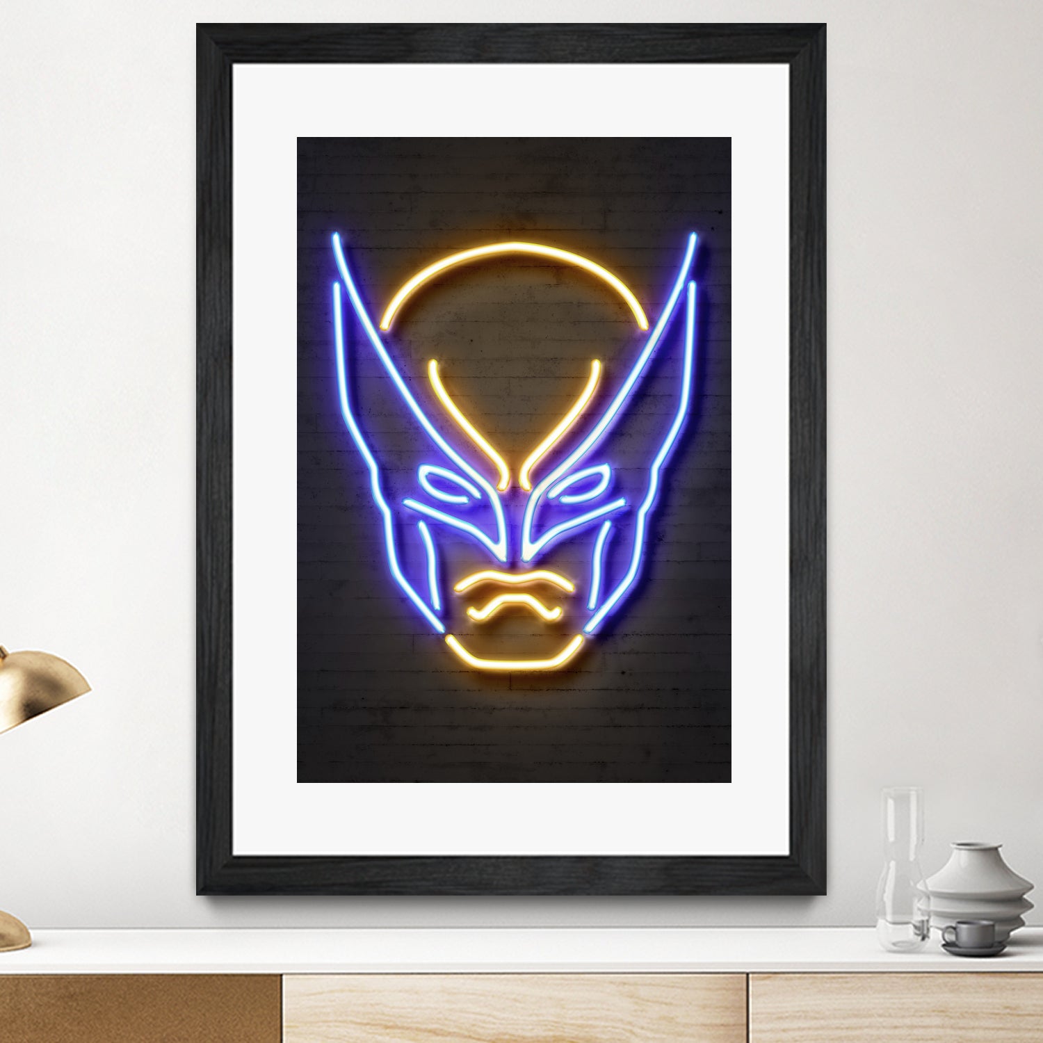 Wolverine by Octavian Mihai Mielu on GIANT ART - blue 3d art