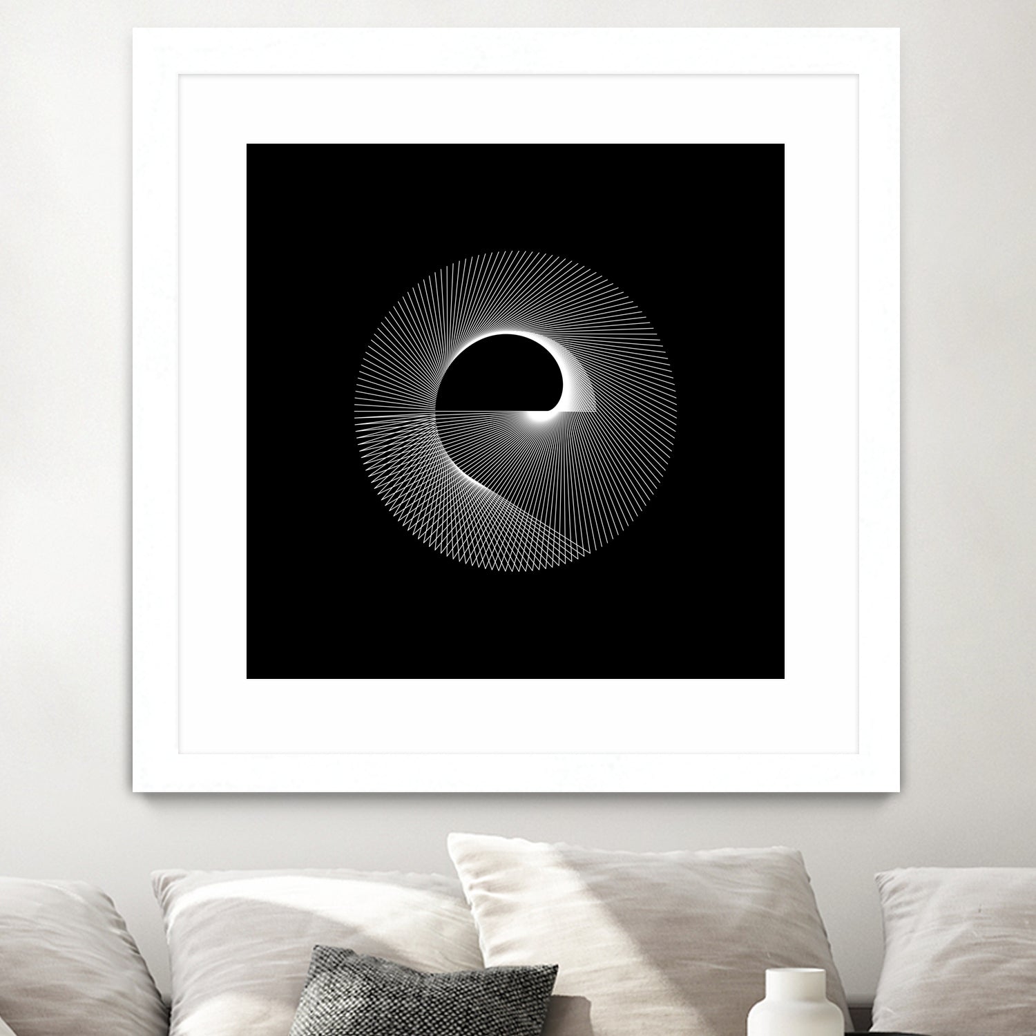 Variations on a Cardioid Theme 243 by Iustina Istrati on GIANT ART - black digital drawing