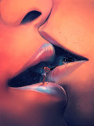 Meet me halfway by Cyril Rolando on GIANT ART - orange digital painting