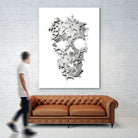 Simple Skull by Ali Gulec on GIANT ART - white digital drawing