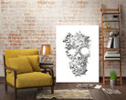 Simple Skull by Ali Gulec on GIANT ART - white digital drawing