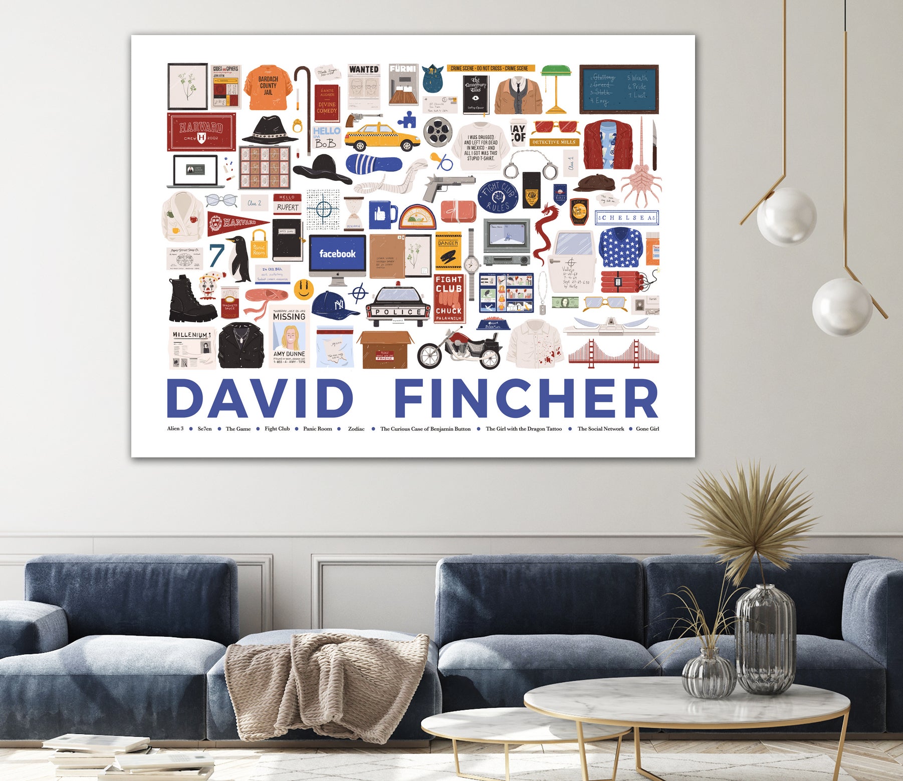 David Fincher by Maria Suarez-Inclan on GIANT ART - digital drawing