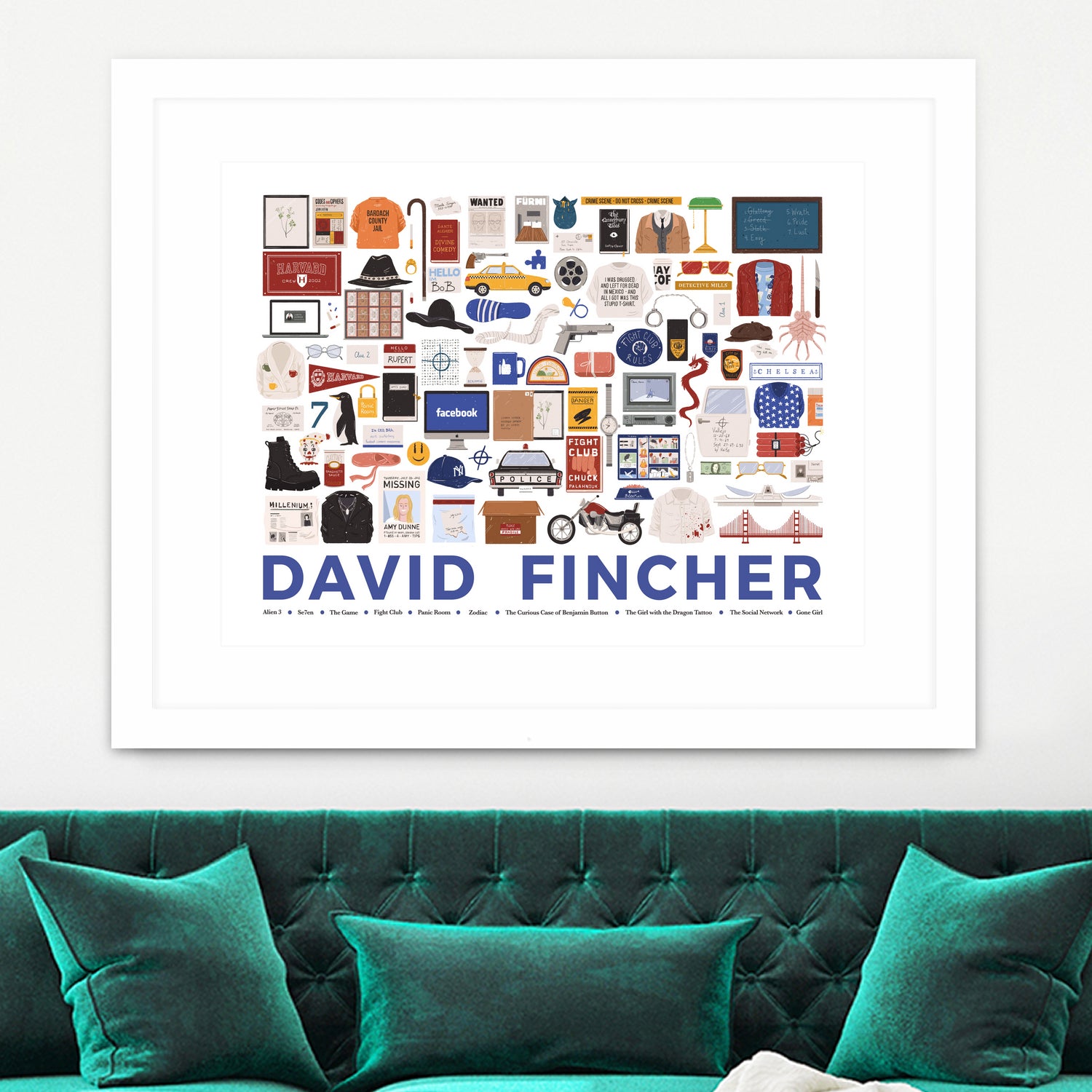 David Fincher by Maria Suarez-Inclan on GIANT ART - digital drawing