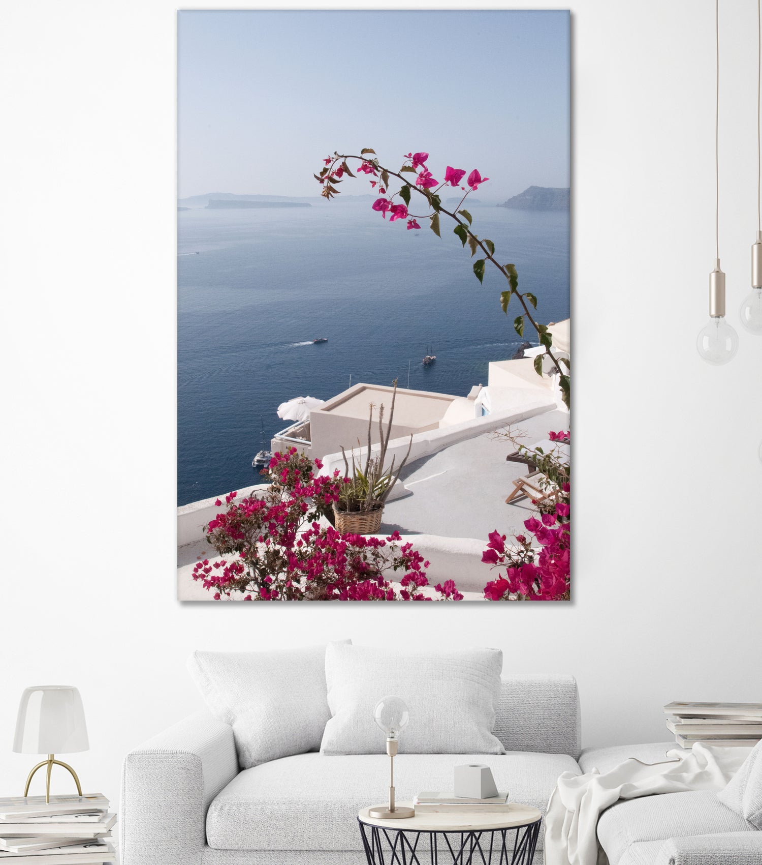 Santorini Oia #1 #wall #art by Anita & Bella Jantz on GIANT ART - blue photo manipulation