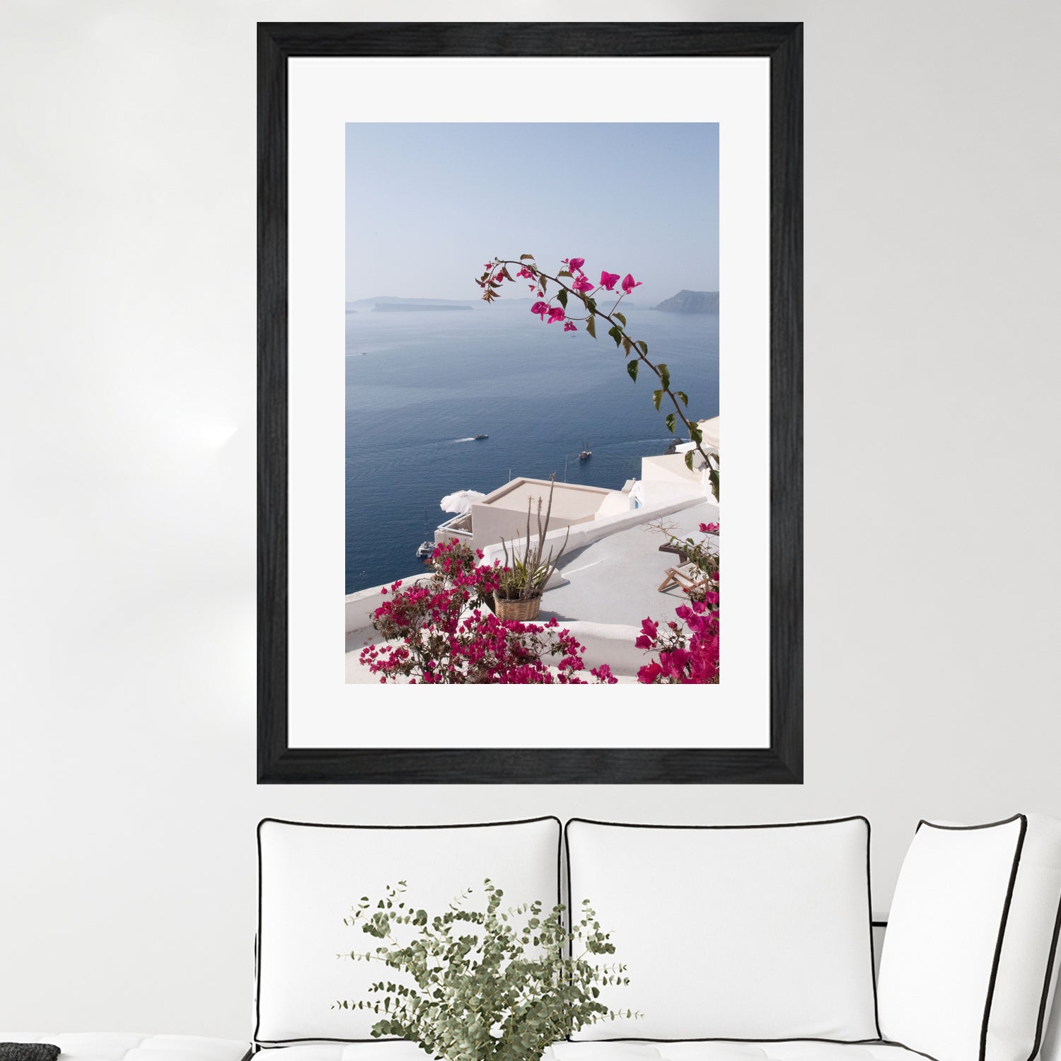 Santorini Oia #1 #wall #art by Anita & Bella Jantz on GIANT ART - blue photo manipulation