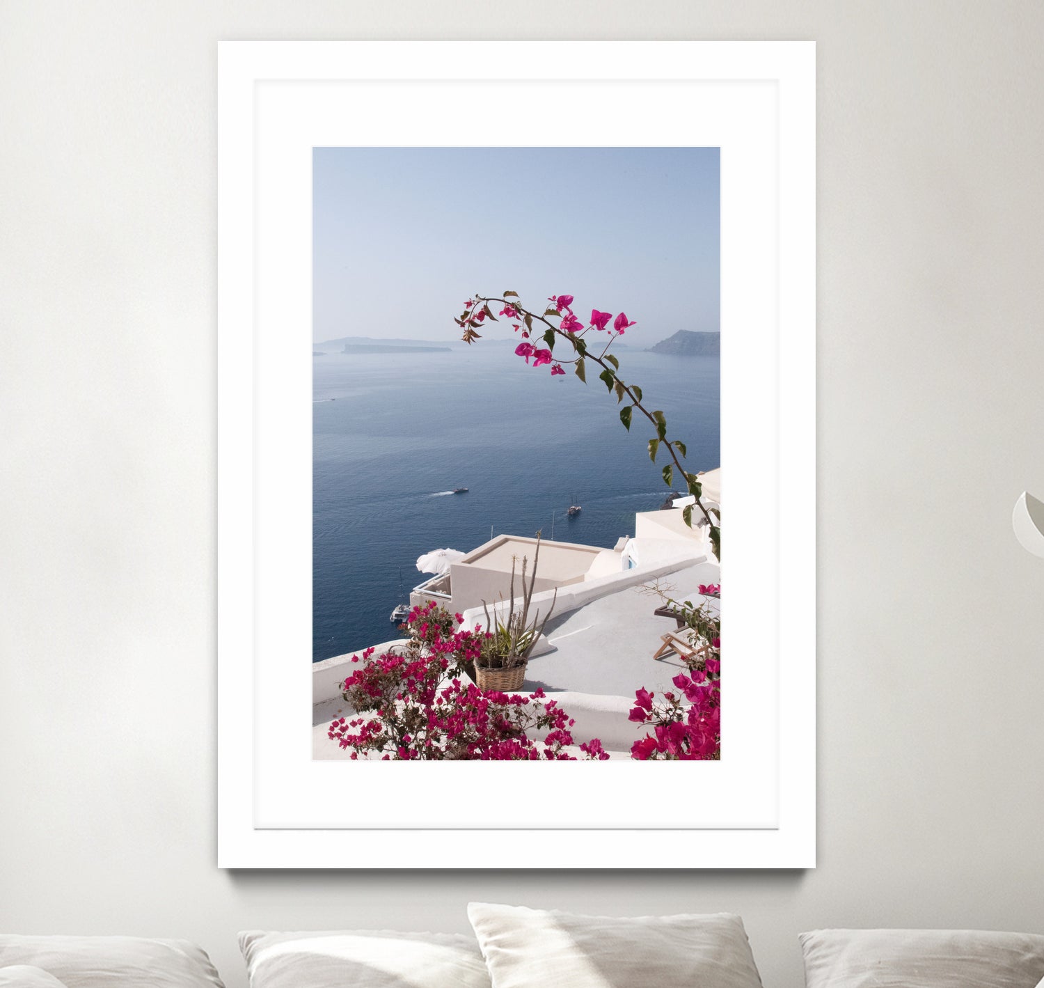 Santorini Oia #1 #wall #art by Anita & Bella Jantz on GIANT ART - blue photo manipulation