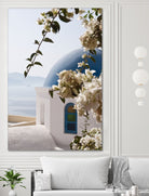 Santorini Oia #3 by Anita & Bella Jantz on GIANT ART - blue photo manipulation