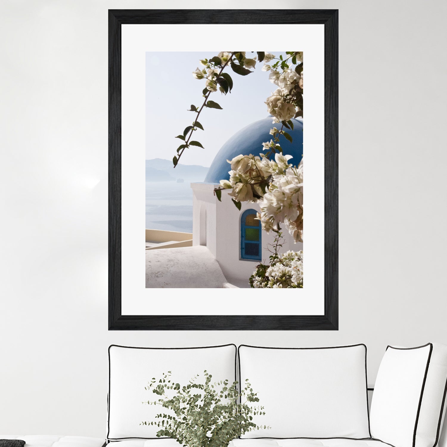 Santorini Oia #3 by Anita & Bella Jantz on GIANT ART - blue photo manipulation