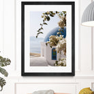 Santorini Oia #3 by Anita & Bella Jantz on GIANT ART - blue photo manipulation