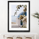 Santorini Oia #3 by Anita & Bella Jantz on GIANT ART - blue photo manipulation