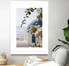 Santorini Oia #3 by Anita & Bella Jantz on GIANT ART - blue photo manipulation