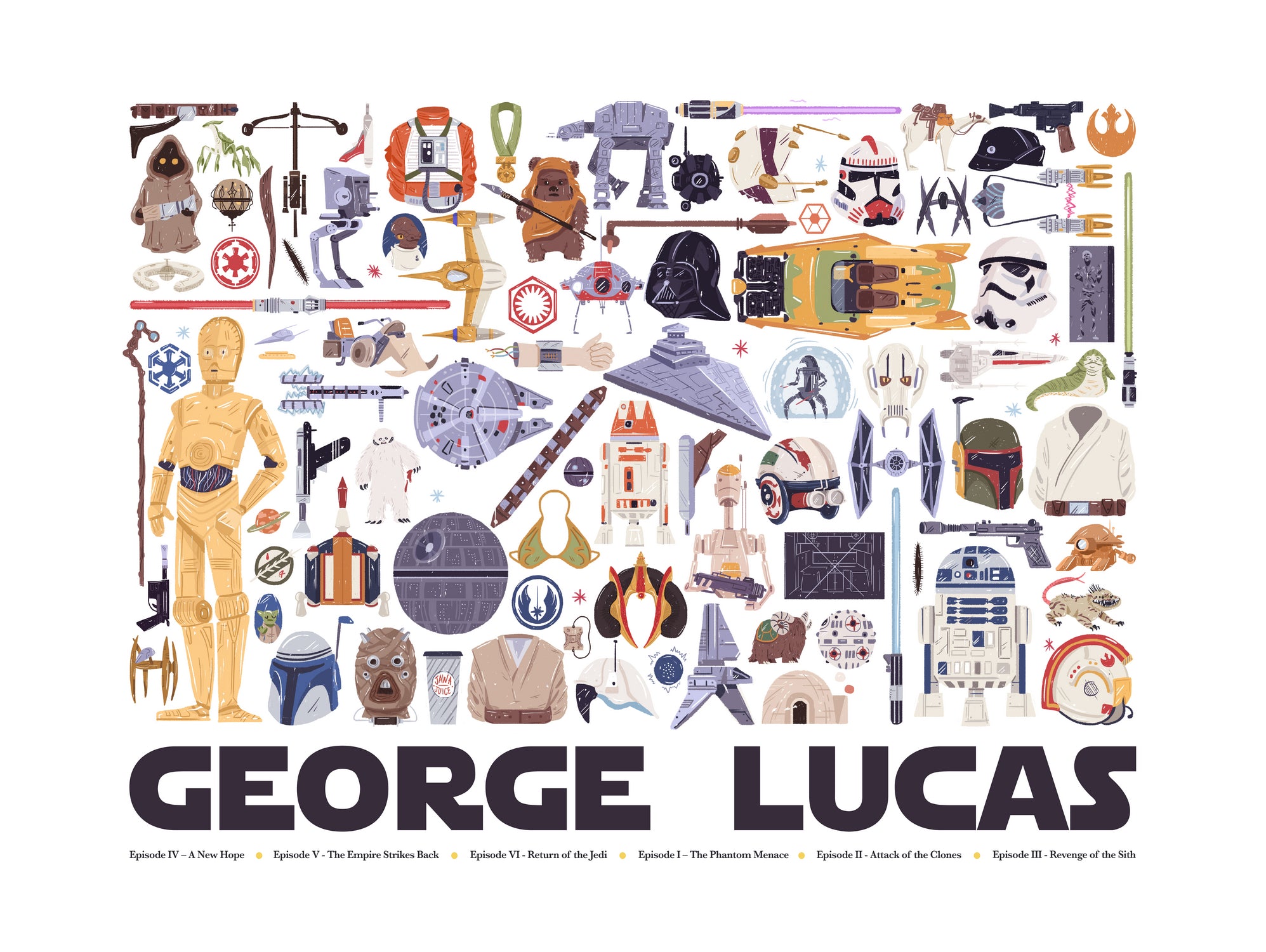 George Lucas by Maria Suarez Inclan on GIANT ART - digital drawing