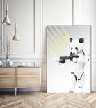 Stormtrooper Panda by Koen Cheung Mok on GIANT ART - white digital drawing