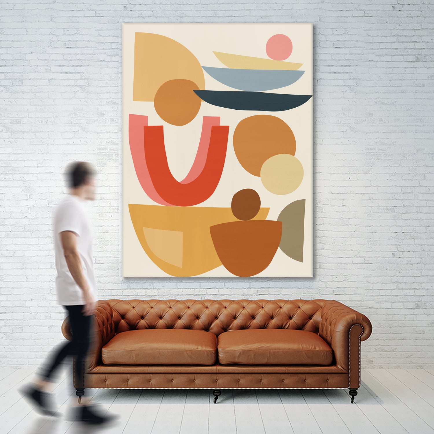 Organic design 15 by Vitor Costa on GIANT ART - orange digital painting