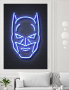 Batman by Octavian Mihai Mielu on GIANT ART - blue 3d art