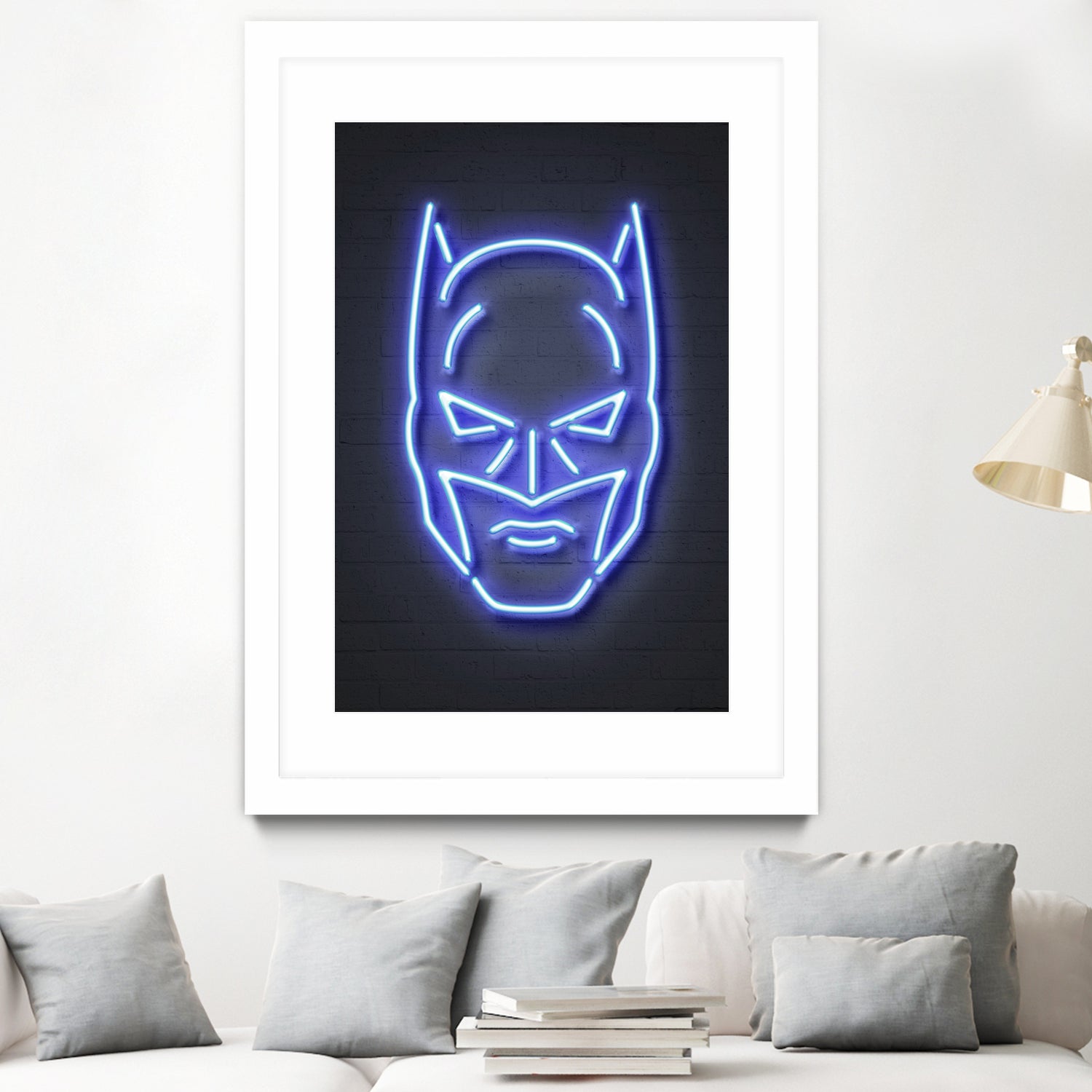 Batman by Octavian Mihai Mielu on GIANT ART - blue 3d art