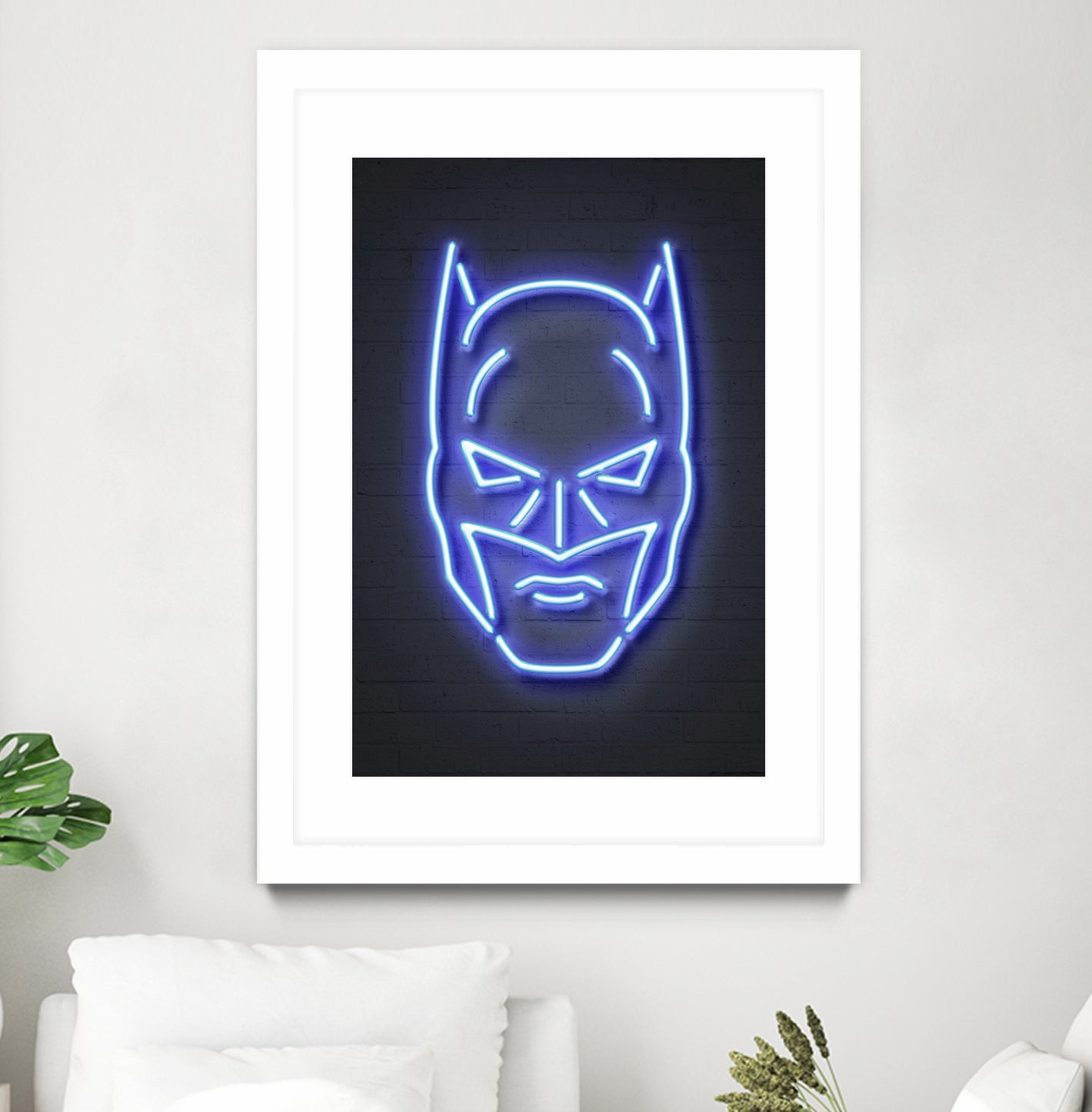 Batman by Octavian Mihai Mielu on GIANT ART - blue 3d art