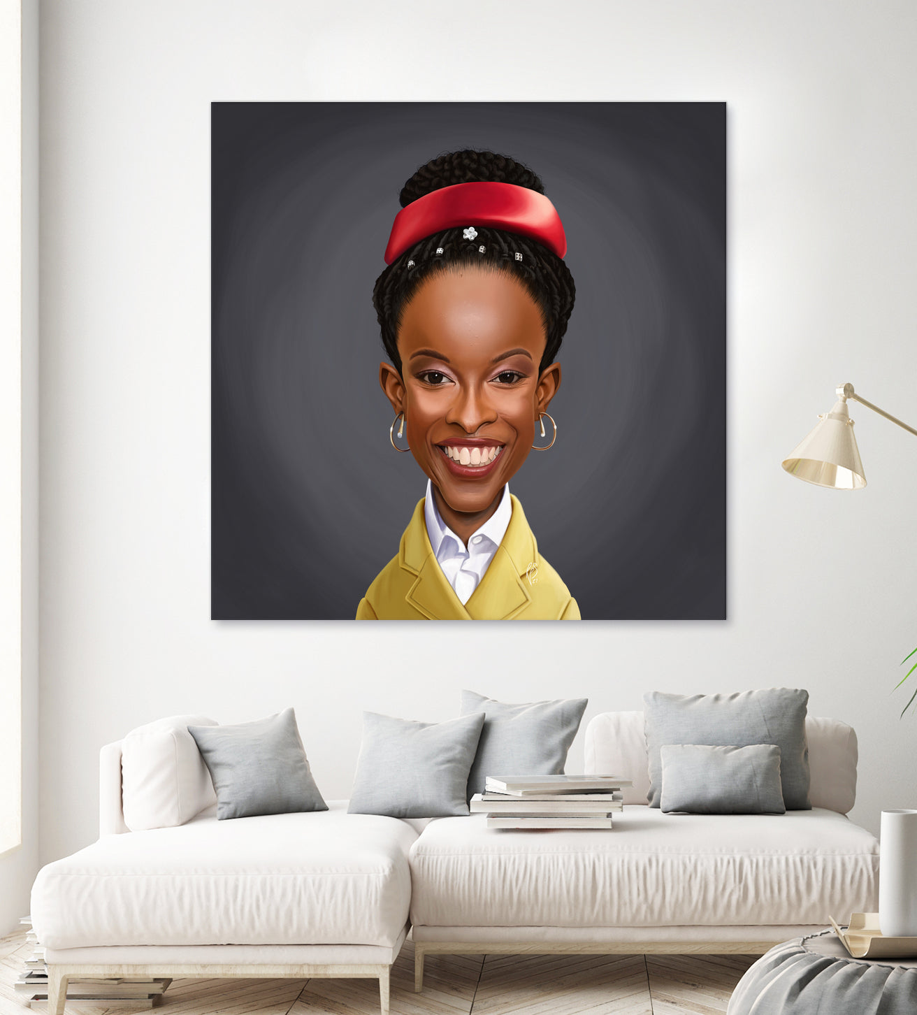 Amanda Gorman by Rob Snow on GIANT ART - yellow digital painting