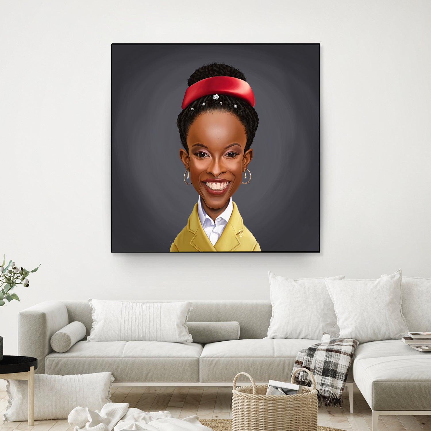 Amanda Gorman by Rob Snow on GIANT ART - yellow digital painting