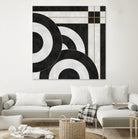 Geometric Marble by M.TERESA HERNANDEZ on GIANT ART - black digital painting