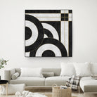 Geometric Marble by M.TERESA HERNANDEZ on GIANT ART - black digital painting