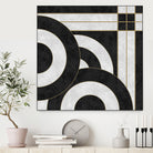 Geometric Marble by M.TERESA HERNANDEZ on GIANT ART - black digital painting