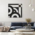 Geometric Marble by M.TERESA HERNANDEZ on GIANT ART - black digital painting